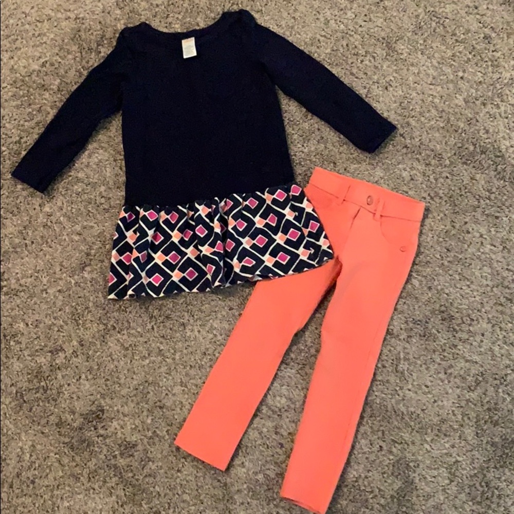 Girls Dress/Tunic and Pants